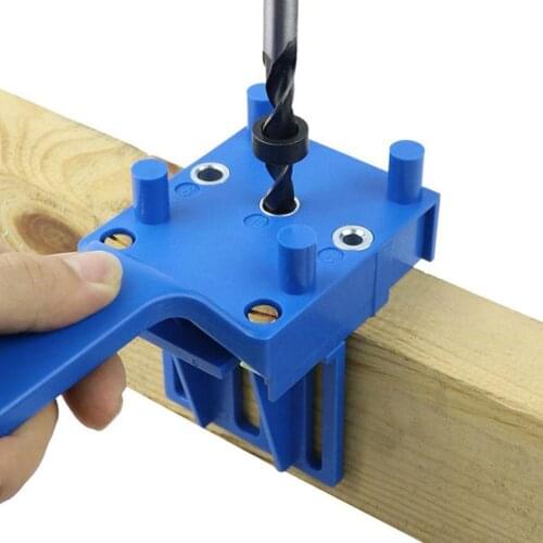 Woodworking Hand Tools Quick Carpenter Locator Doweling Jig Handheld 6/8/10mm Drill Bit Hole Puncher For Carpentry
