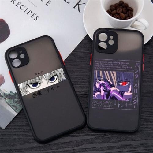 Phone Cover for IPhone 12 11 Pro Max X XS XR 7 8 7Plus 8Plus 6S SE2 Hisoka Hunter X Hunter Killua Zoldyck Anime Clear Case Funda