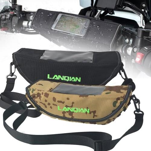For BMW S1000R S1000XR R1200GS R1150GS Adventure Motorcycle Camouflage waterproof handlebar Reflective travel GPS Navigation Bag