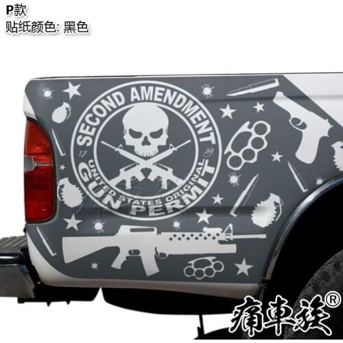 For Ford Raptor 2107 exterior decoration modified stickers new F-150 pickup rear box stickers