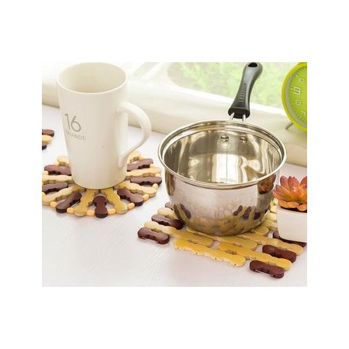 Eco-Friendly Bamboo Place Insulation Mat Table Coasters Bowl Mats Kitchen Supplies