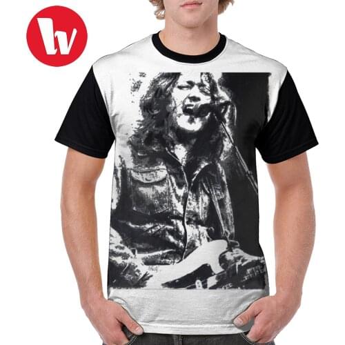 Rory Gallagher T Shirt Rory Gallagher T-Shirt 5x Funny Graphic Tee Shirt Summer Short-Sleeve Man Print 100 Polyester Tshirt