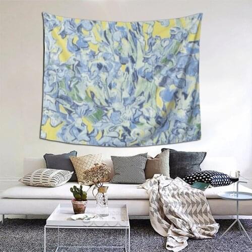 Van Gogh Tapestry Monet Painting Tapestry Wall Bedspread Bohemian Psychedelic Decor Blanket For Bedroom Dorm
