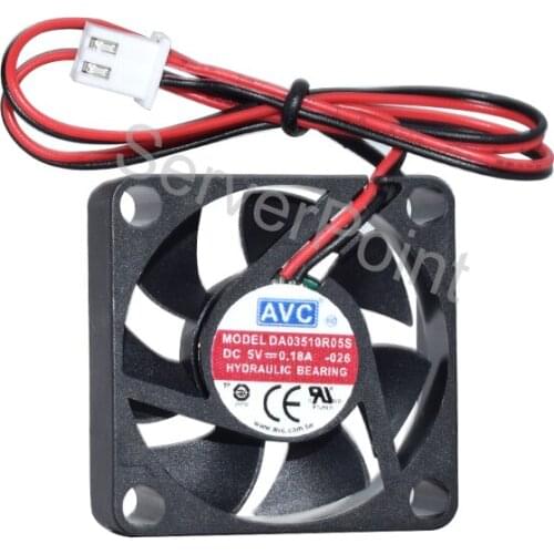 Well Tested For AVC DA03510R05S DC5V 0.18A 3.5CM 3510 Two Pins Square Cooling Fan