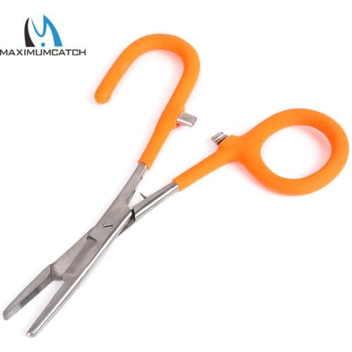 Maximumcatch Fly Fishing Hook Remover Stainless Steel Forceps with Scissors Bait Tools