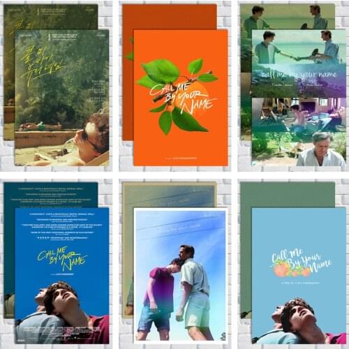 Classic movie Call Me by Your Name Retro Poster Bar Cafe Good Quality Printed Drawing core Decorative Painting