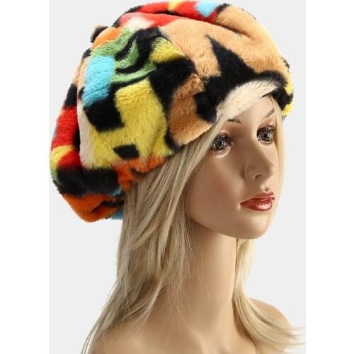 Best selling graffiti octagonal beret female tide autumn and winter outdoor warm painter hat retro newsboy beret