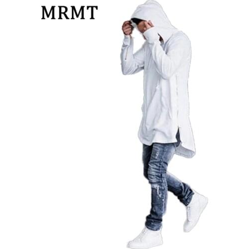 2021 Brand new Clothing Mens Hoodies Sweatshirts Hip Hop Long Zipper Streetwear Sweatshirt Cut Extended Hoody Men male shirts