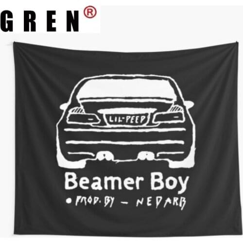 GERN Wall Tapestry Lil Look At The Sky Peep Hippie Tapestry Wall Art Posters Hanging Living Room Bedroom Home Decor Tapiz 8 Size