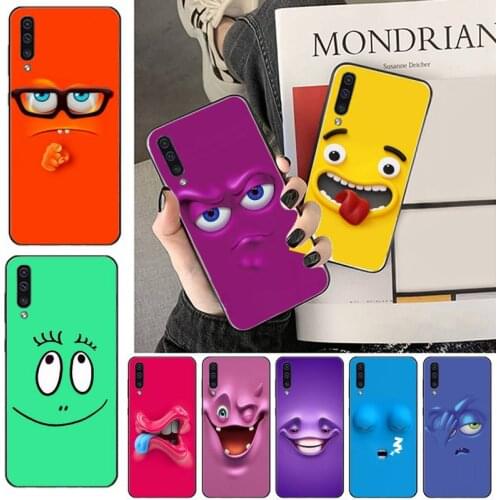 Funny Faces Newly Arrived Black Cell Phone Case For Samsung A20 A30 30s A40 A7 2018 J2 J7 prime J4 Plus S5 Note 9 10 Plus