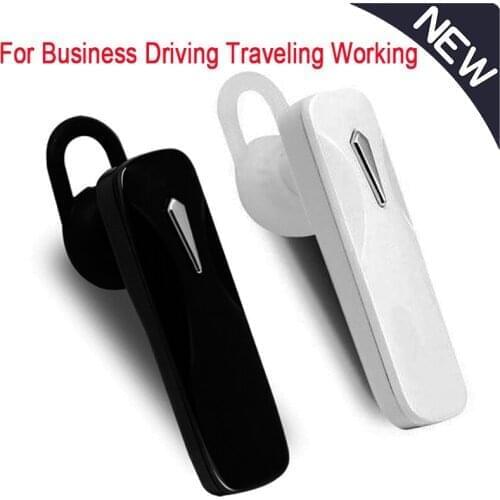 Single Ear Business Car Earhook 5.0 Bluetooth-compatible Earphone Noise Reduction Sports Headset For Driving Traveling Working
