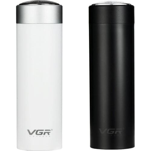 Original VGR Brand Men Portable MINI Electric Shaver Rechargeable Black White Waterproof Razor High Quality Cutter Machine