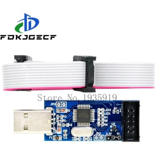 1PCS USBASP USBISP AVR Programmer USB ISP USB ASP ATMEGA8 ATMEGA128 Support Win7 64