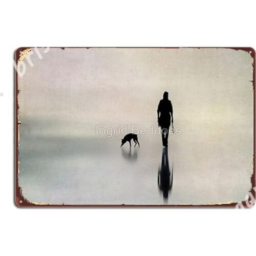 The Journey Of A Thousand Miles Begins With One Step Metal Signs Mural Plates Club Home Retro Tin sign Posters