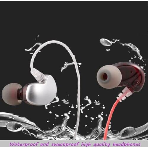 Qijiagu 100PCS 3.5mm Universal Earphones with Mic Earhook Earphones Sport Earphone Headphones Phone