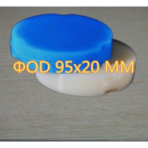 10 Pieces 95x20 MM Blue / White Dental Casting Wax Blanks For Milling Zirkonzahn System M5,M3,M1 Machine Wax Disc 100% Resin Wax