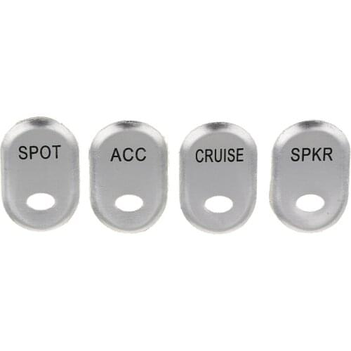SPKR,ACC,CRUISE,SPOT Rocker Switch Cover For Harley Touring Bikes 1996-2013