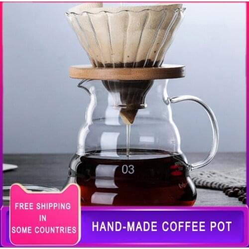 Glass Coffee Pot Cloud Shaped Coffee/Tea/Red wine Kettle Reusable Coffee Pot Heat Resistant Teapot Coffee Utensils 300/500/700ml
