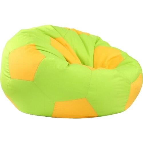 EXTRA LARGE Stuffed Animal Storage Bean Bag Chair Cover - for Toy Storage for Kids - Waterproof Football Printed