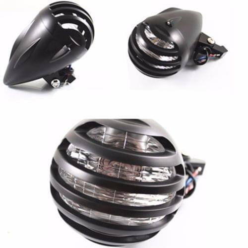 High Low Beam Head Light Lamp For Harley Chopper Touring Bobber Cruiser Custom