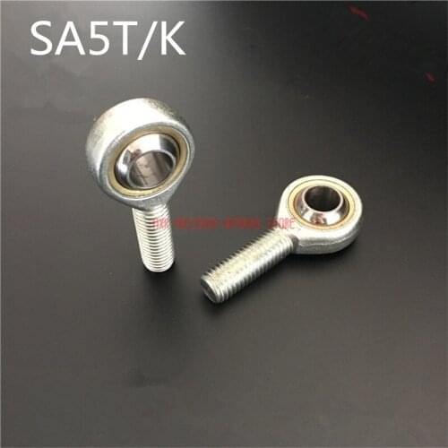2019 Limited Thrust Bearing 4pcs Sa5t/k Posa5 5mm Right Hand Male Outer Thread Metric Rod End Joint Bearing Free Shipping Sa5
