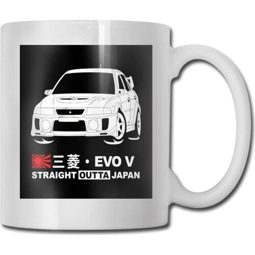 Mitsubishi Lancer Evolution V Cp9A 98 99 High Quanlity More Colors Novelty Unique Science Logo Music Mug Cup