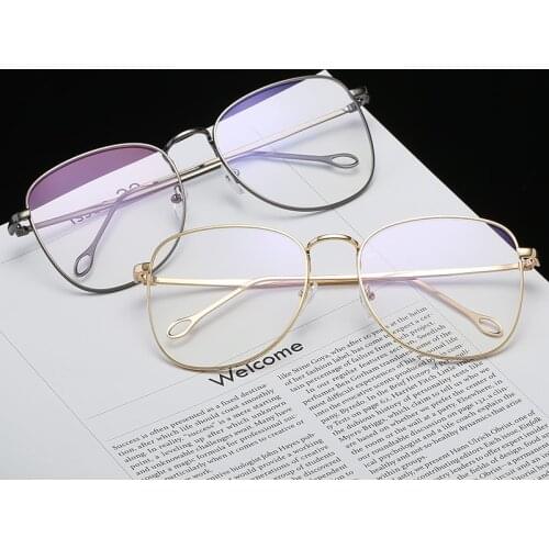 Polygon Glasses Frame Women Men Vintage Clear Lens Myopia Eyeglasses Frames Female Transparent Optical Spectacles Gold Eyewear