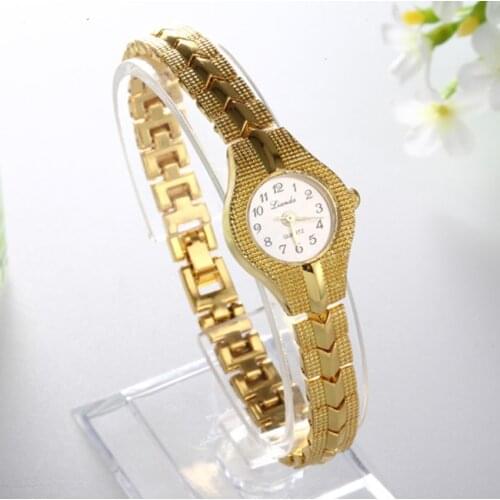 Women Luxury Royal Gold Watch Oval Quartz Dial Stainless Steel Wristwatch Dress Watch Gift Hot Sale Reloj Drop Shipping