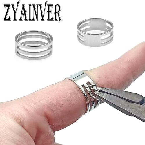 1pcs Stainless Steel Jump Ring Opening Closing Finger Jewelry Tools Round Circle Bead Plier for DIY Jewelry Making Tool Findings