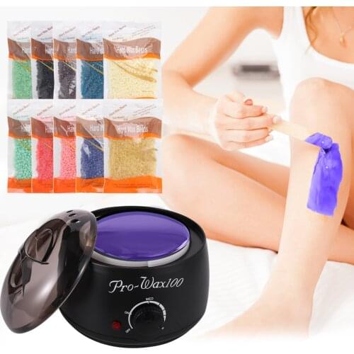 2Bag Unisex Colorful Hard Wax Beans Painless Body Hair Removal Waxing Warmer Natural Beads Personal Care Waxing Supplies 200g