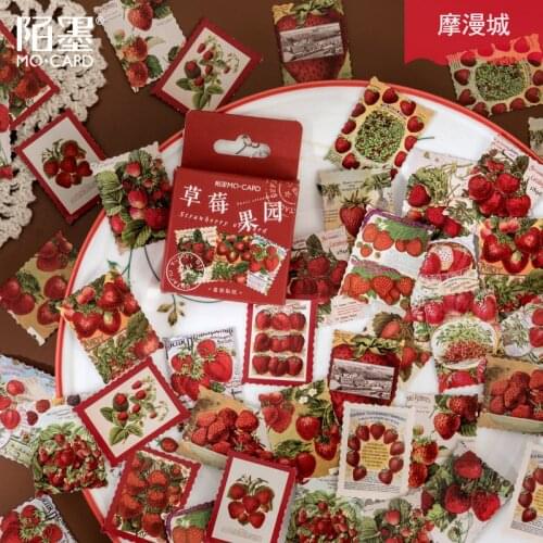 20set/pack Kawaii Stationery Stickers Strawberry orchard DIY Craft Scrapbooking Album Junk Journal Happy Planner Diary Stickers
