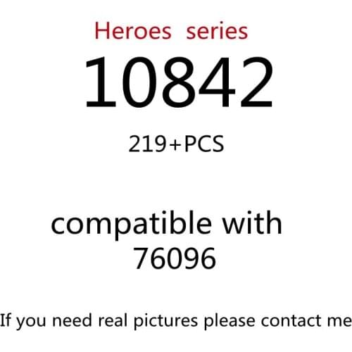 219PCS 10842 Building Block Toy Creative Series 76096 Assembled Building Block Childrens Toy Gifts