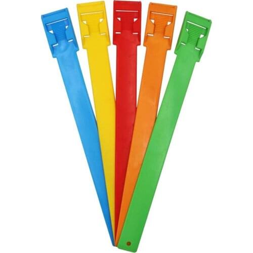 30Pcs Cow Identification Bands Identification Multicolor Collars Bands Cow Cattle Foot Marking Ring Supplies for Farm Livestock