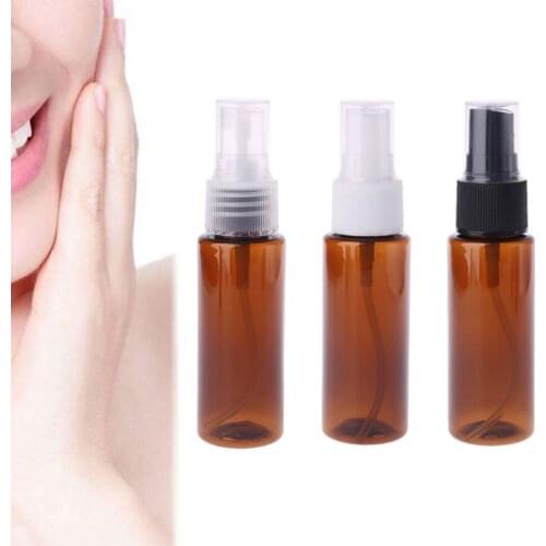 40ml Portable Essential Oil Spray Bottles Mist Sprayer Container Travel Refillable Bottle Skin Care Brown