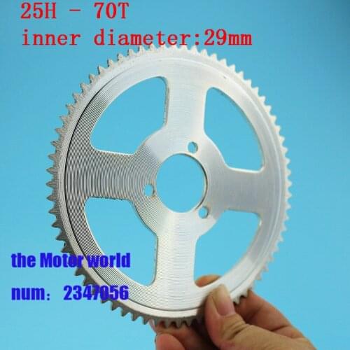 47, 55, 60, 65 and 47 and 55 t 60 tons of 25H 29mm 70t tooth rear wheel blades e gas scooter 47CC 49CC mini moto