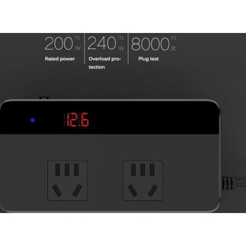 DC 12V To AC 220V 150W Car Inverters Car Auto Convertor With 4 USB Ports 2 220v Sockets Fast Charger Separator Car Accessories