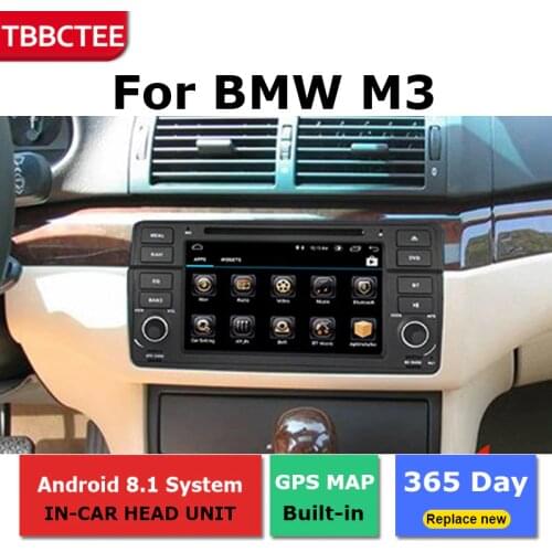 Android Car GPS Navigation For BMW M3 1998~2004 Car dvd player BT RDS Mlutimedia player Navi 2Din WiFi