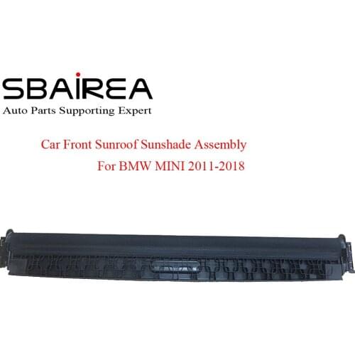 SBAIREA Car Front Sunroof Shade Assembly For MINI R55 R56 R60 Black Electric Sun Shade Skylight Curtain Cover