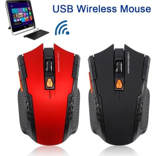 2.4GHz Wireless Gaming Mice With USB Receiver 1600DPI Optical Gaming Mouse For Computer PC Laptop Ergonomic Mouse Office Study