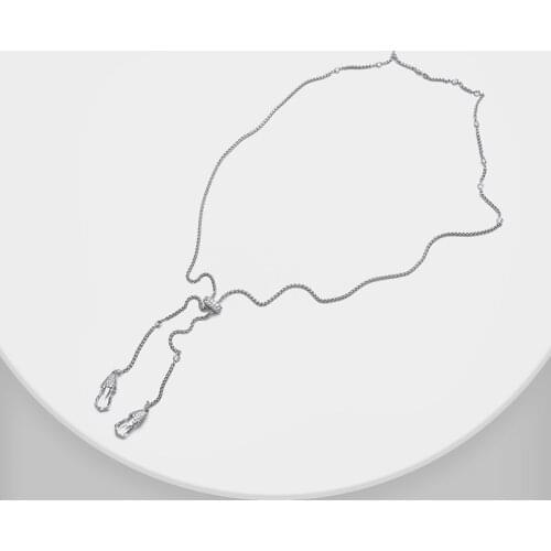 Amorita boutique Water drop drop pendant design fashionable shiny necklace