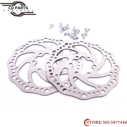 Coolride 10 Inch Electric Scooter Brake Disc 140mm160mm Electric Bicycle Brake Pad Disc Accessories 6 Holes