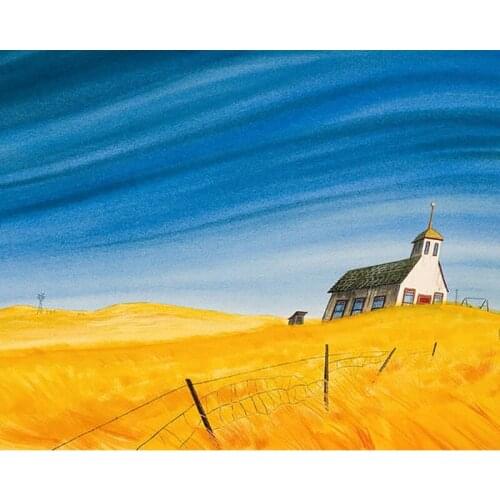 DIY Painting By Numbers Abstract House Kit Oil Picture By Numbers Landscape Wall Art Painting on Canvas Home Decoration Gift