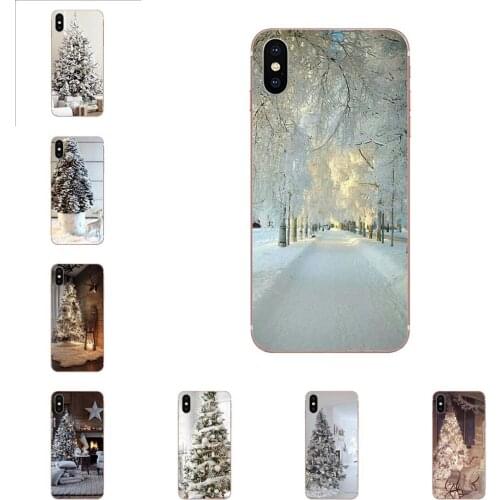 For Xiaomi Redmi Note 9 PRO Max 9s Mi9 mi10 lite Pro K30 K20 Pro 5G redmi 7 8a Silicone Phone Skin Case White Christmas