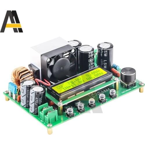 DPX800S DC-DC NC CV CC Booster Module Boost 12V~120V 0-15A Adjustable MPPT LCD Crystal Display Control Constant Voltage Board