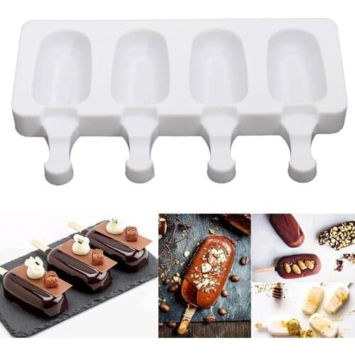 Ice Cream Mold Silicone DIY Popsicle Mold Making Tool Juice Dessert Maker