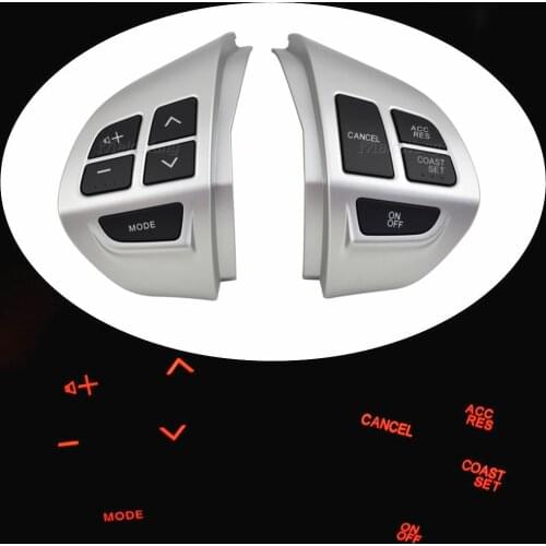 For Mitsubishi ASX 2007-2012 Outlander Cruise Control Switch Button Multifunction Steering Wheel Button Cruise Control Switch