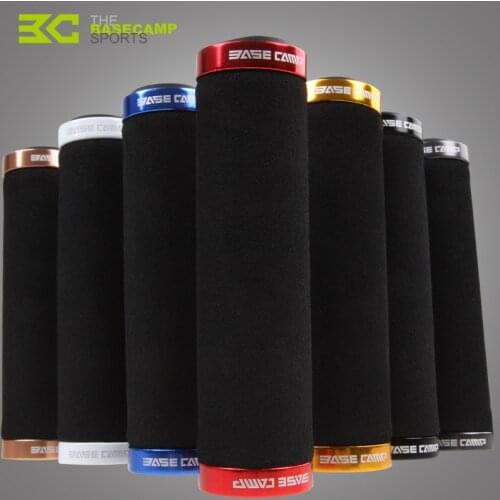Hot BASECAMP Alloy Bicycle Sponge Soft Handlebar Anti-Skid Comfortable Handlebars Grips Mountain Bike Handle Bar Accessories
