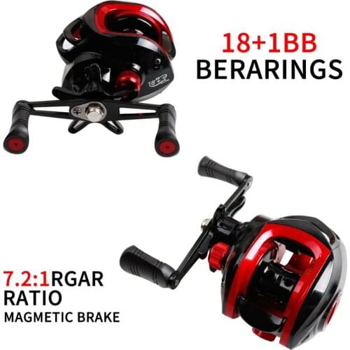 Metal Bait Casting Reel Line Spool Ball Pesca Carrete Bearings Sea Fishing Wheel Accessories Lines Cup Supplies