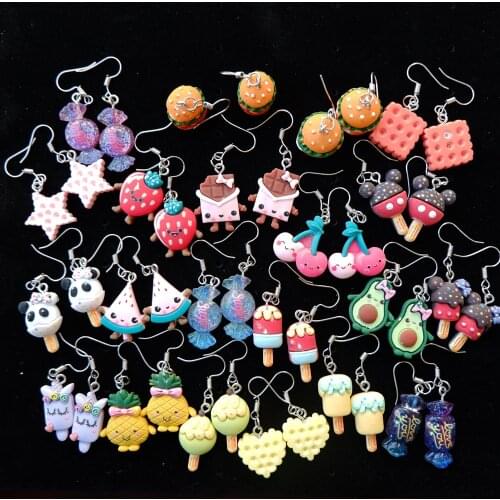 Cute Food Earrings Drop earring candy costume trendy Style woman girl Jewelry Drop shipping