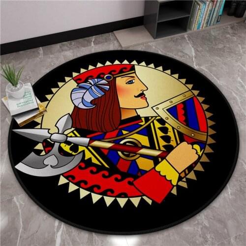 Fashion Mandala Round Carpet Kids Room Bohemian Feathers Area Rugs Mat Pink and Blue Tapete For Living Room Round Carpet